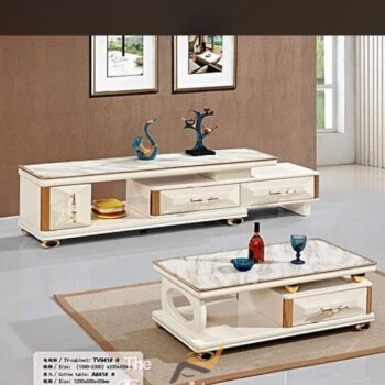 Classy TV Stand and Center Table Set for Nigerian Living room