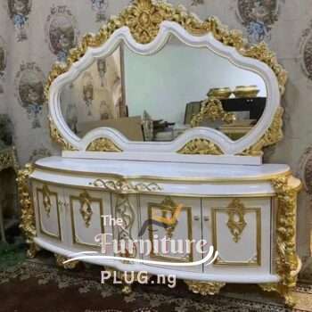 Luxury Antique Turkish Design Mirror Console and Dining Side Board