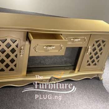 Electronic Fireplace TV Stand with Cabinets