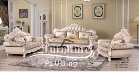 Luxury Royal Living Room 7 Seater Fabric Sofa
