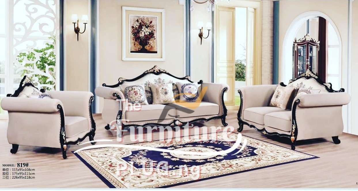 Pre-Order Discount | Premium Royal 7 Seater Fabric Sofa ONLY 1 Luxury Royal Living Room 7 Seater Fabric Sofa