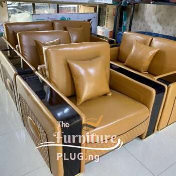 Leather Luxury Living Room 7 Seater Foreign Sofa