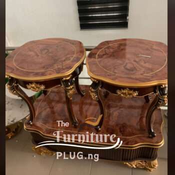 Classy royal center table and 2 side stools