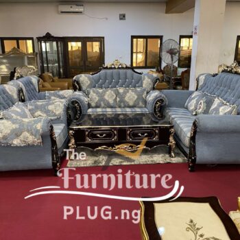 Luxury Royal Living Room 7 Seater Fabric Sofa