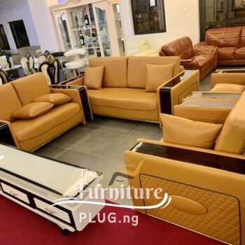 Leather Luxury Living Room 7 Seater Foreign Sofa