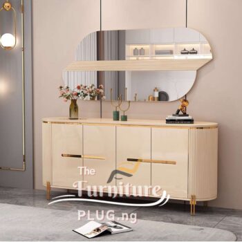 Luxury Turkish Design Console Mirror and Dining Side Board