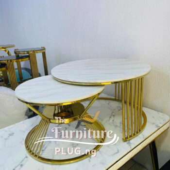 Classy 2 in 1 Marble top Coffee Center Table