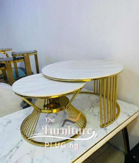 Classy 2 in 1 Marble top  Coffee Center Table