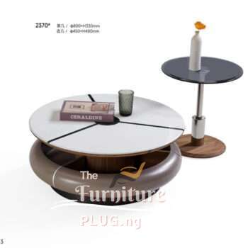 Contemporary Luxury Center table with Single Stool