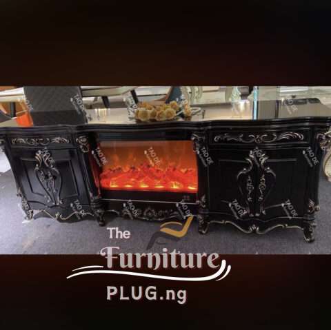 Luxury Royal Fireplace TV stand