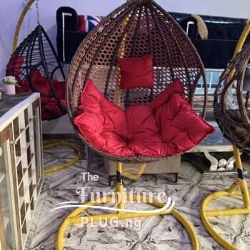 Outdoor Rattan Swing Chair -With Cushion