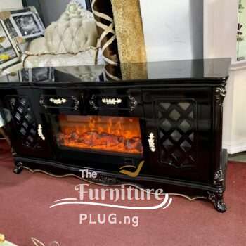 Electronic Fireplace TV Stand with Cabinets