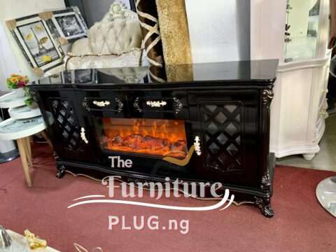Electronic Fireplace TV Stand with Cabinets