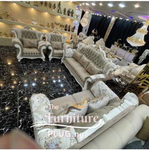 Luxury Fabric Royal 7 seater living room sofa