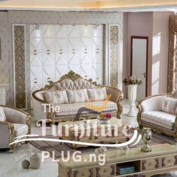 Luxury Royal Living Room 7 Seater Fabric Sofa