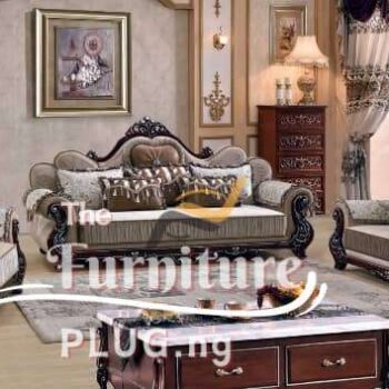 Luxury Royal Living Room 7 Seater Fabric Sofa