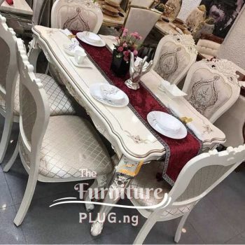 Royal cream 6 seater dining