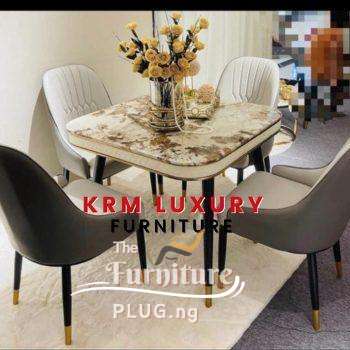 4 seater luxury marble dining set