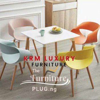 4 seater contemporary wooden dining set