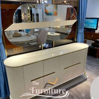 Luxury Dining Side Board and Mirror Console