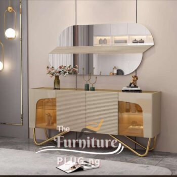 Luxury Dining Side Board and Console Mirror