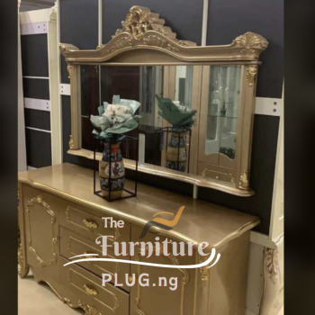 Luxury Antique Royal Mirror Console and dining Side Board Stand