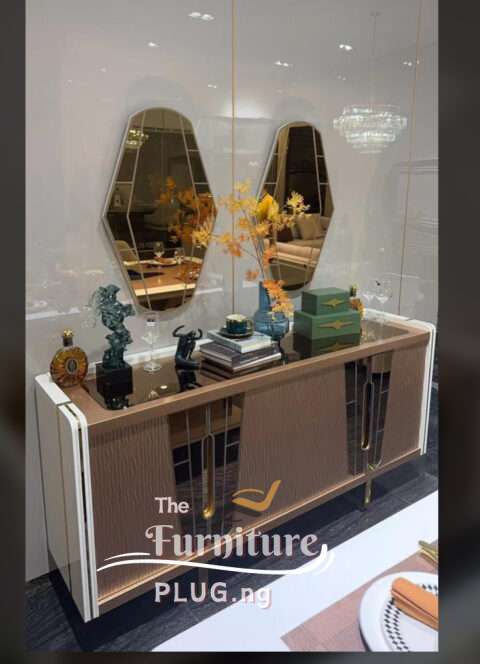 Luxury Dining Side Board and Console Mirror