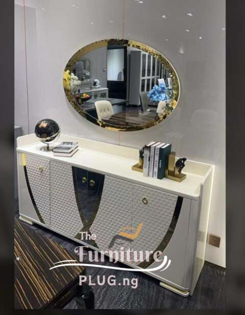 Luxury Dining Side Board and Console Mirror