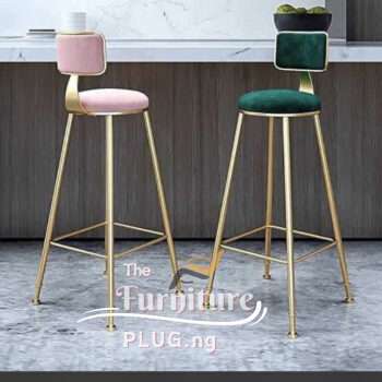 Luxury Fabric Bar and Kitchenette Stool