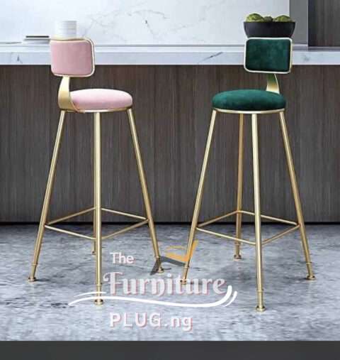 Luxury Fabric Bar and Kitchenette Stool