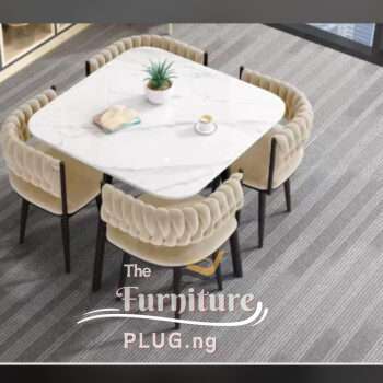 4 seater luxury marble dining set