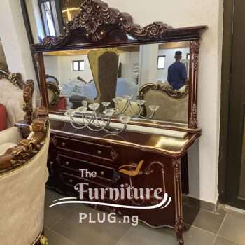 Royal Antique Mirror Console and Dining Side Board