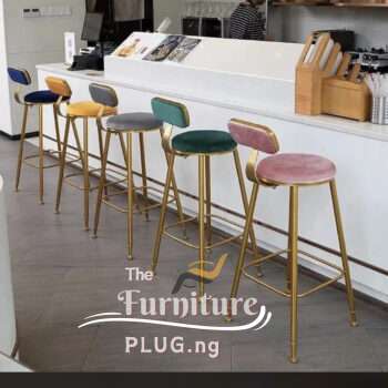 Luxury Fabric Bar and Kitchenette Stool