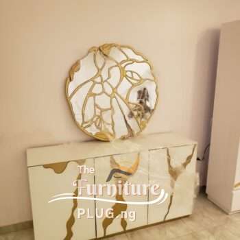 Luxury Console Mirror and Dining Side Board Table