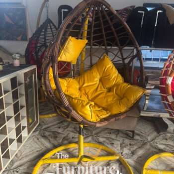Outdoor Rattan Swing Chair -With Cushion