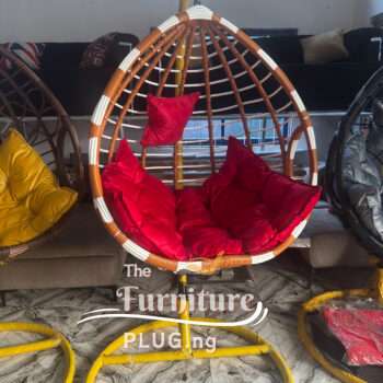 Outdoor Rattan Swing Chair -With Cushion