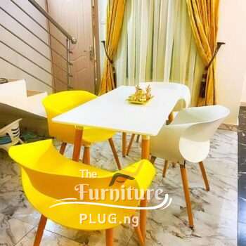 4 seater minimalist dining set for small space lagos nigeria
