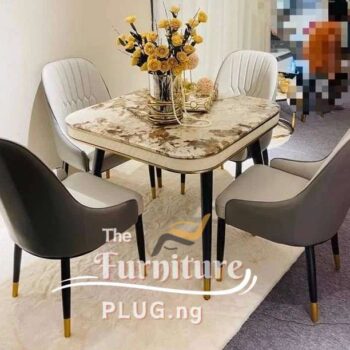Classy 4 seater affordable dining table set - furniture plug Nigeria