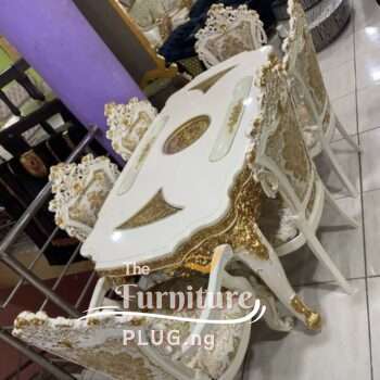 Luxury Royal antique 6 Seater Dining Table Set - the furniture plug nigeria