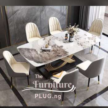 Premium Luxury 6 seater Dining Table Set - the furniture plug Nigeria