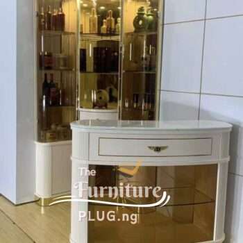 Luxury Executive Wine Bar Stand with Counter Top