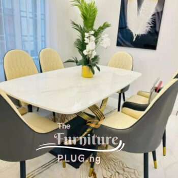 Premium Luxury 6 seater Dining Table Set - the furniture plug Nigeria