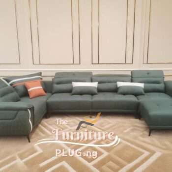 Foreign Contemporary Sectional 6 Seater Leather Sofa