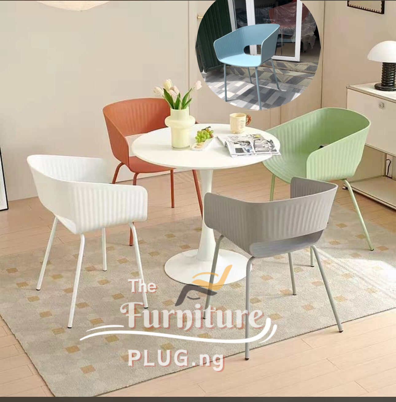 Classy Wooden Top Restaurant Dining Set 1 Quality Dining restaurant and cafe Chair - Table