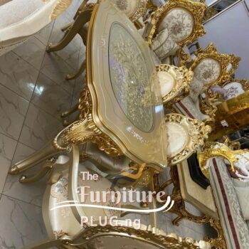 Luxury Royal 6 Seater Dining Table Set - The Furniture Plug