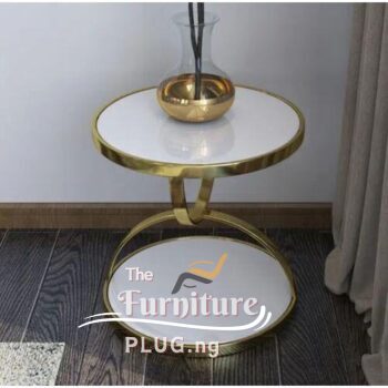 Classy Single Side Stool With Thick Tempered Glass