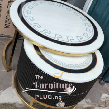 Classy Minimalist 2-in-1 Marble Top Center Table Nigeria