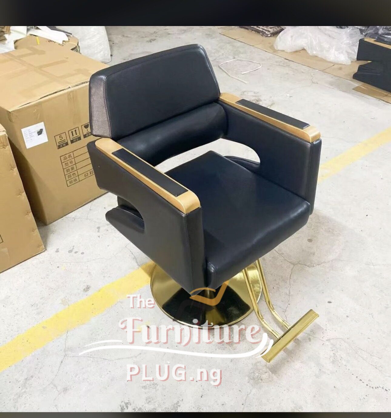 Quality Hair Salon Barber and Spa Adjustable Chair - Leather 1 Luxury Saloon barber hairdresser chair furniture buy in Lagos