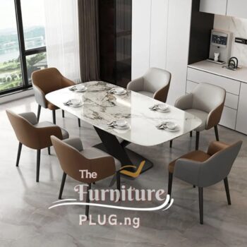 Modern Design Premium 6 Seater Dining Table Set