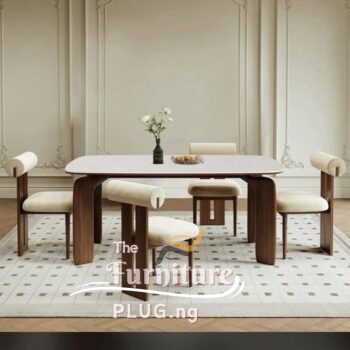 Modern Design Premium 6 Seater Dining Table Set